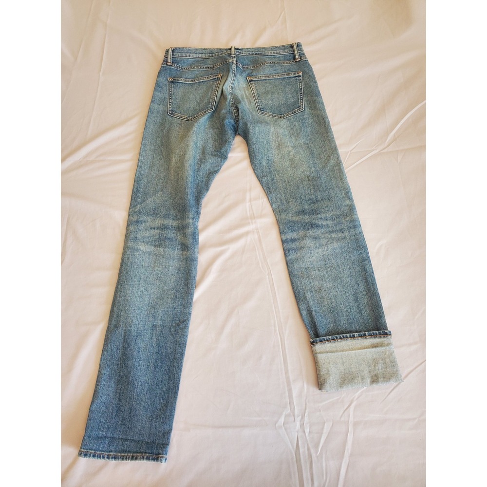 Vince DM/02 Slim Straight Leg Jeans Light Wash Denim Women - Picture 13 of 15